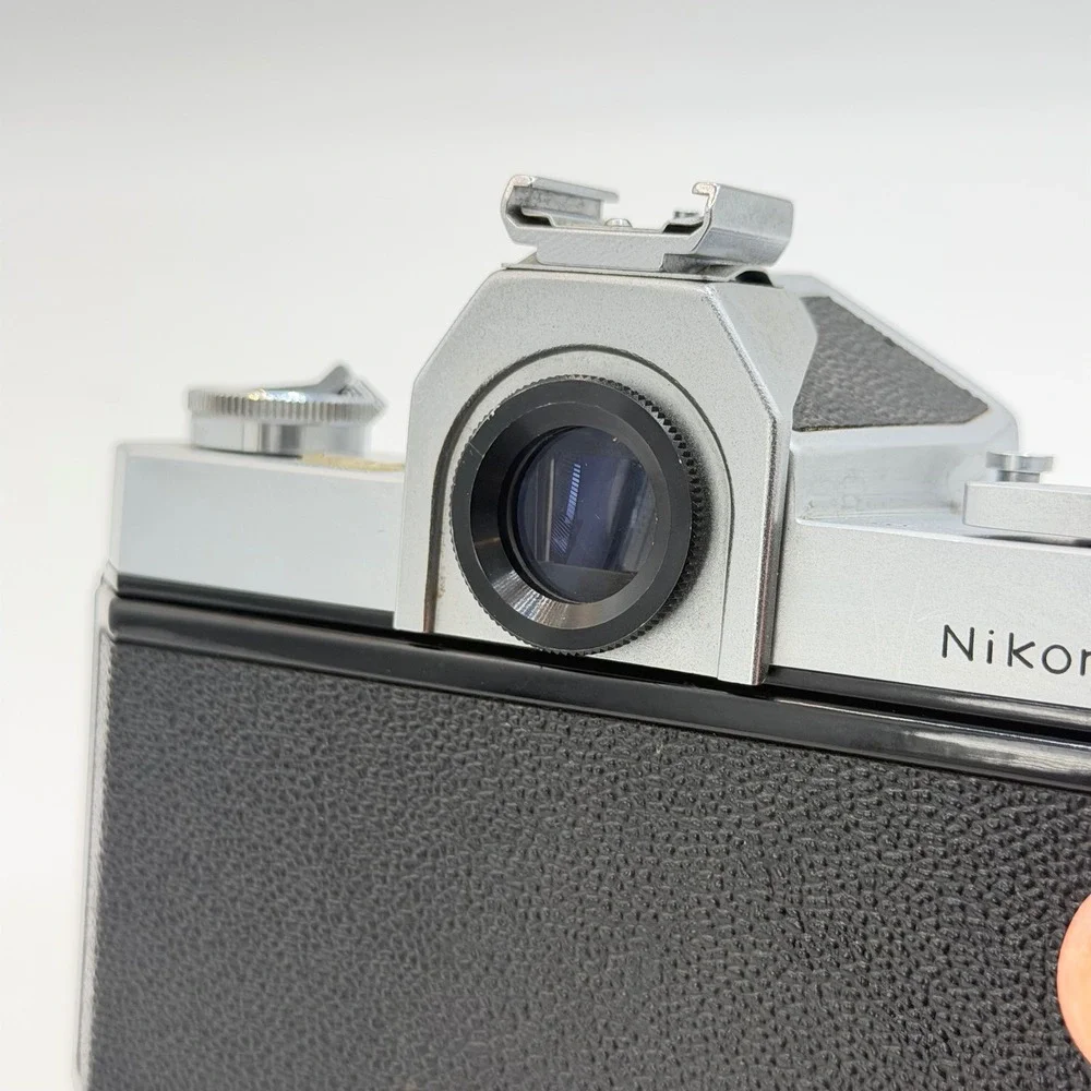 Nikkormat FTN 35mm SLR Film Camera Body Silver Nikon Tested New Light Seals GC